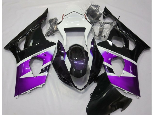 03-04 Glanz Lila & Weiß GSXR 1000 Verkleidung