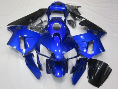 03-04 Glänzend Blau & Schwarz CBR600RR Verkleidung