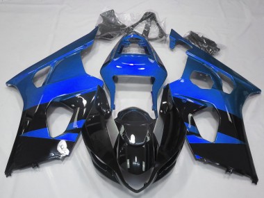 03-04 Glänzend Blau & Schwarz GSXR 1000 Verkleidung
