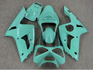 03-04 Glänzend Cyan Plain ZX6R Verkleidung