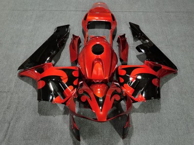 03-04 Glänzend Dunkelorange CBR600RR Verkleidung