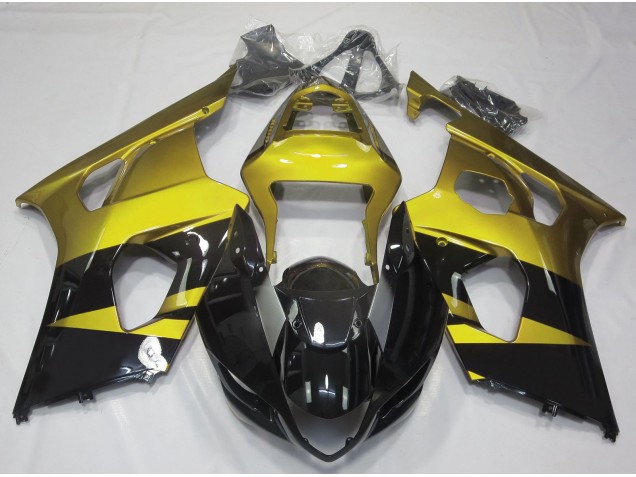 03-04 Glänzend Gelb & Schwarz GSXR 1000 Verkleidung