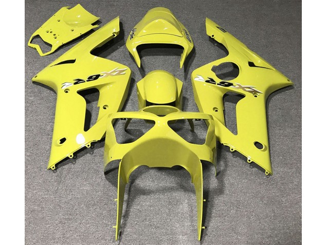 03-04 Glänzend Gelb ZX6R Verkleidung