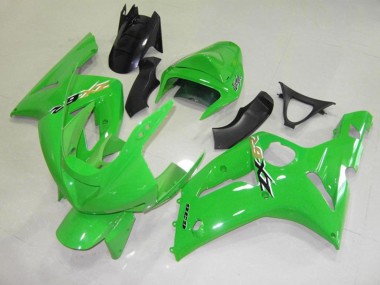 03-04 Grün Schwarz Cheq ZX6R Verkleidung