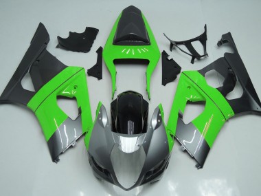 03-04 Grün-Silber & Schwarz GSXR 1000 Verkleidung