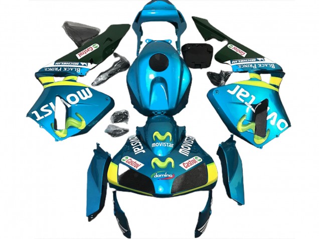 03-04 Hellblau Movistar CBR600RR Verkleidung