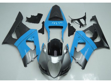 03-04 Hellblau Silber & Schwarz GSXR 1000 Verkleidung