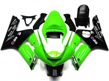 03-04 Hellgrün & Schwarz Elf ZX6R Verkleidung