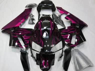 03-04 Knallpink Flamme CBR600RR Verkleidung