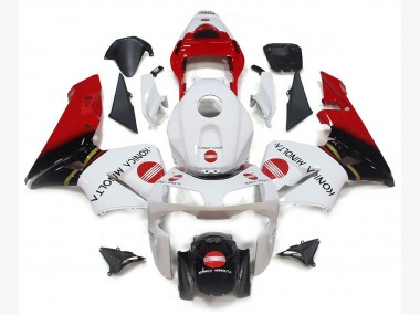 03-04 Konica Minolta Rot CBR600RR Verkleidung