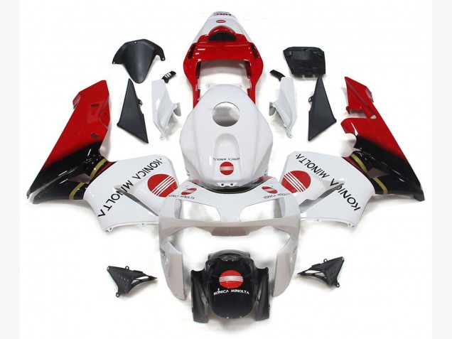 03-04 Konica Minolta Rot CBR600RR Verkleidung