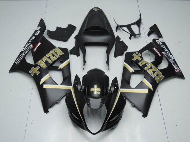 03-04 Matt Schwarz Rizla GSXR 1000 Verkleidung