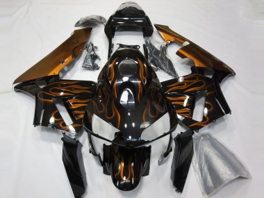 03-04 Orange Flamme CBR600RR Verkleidung