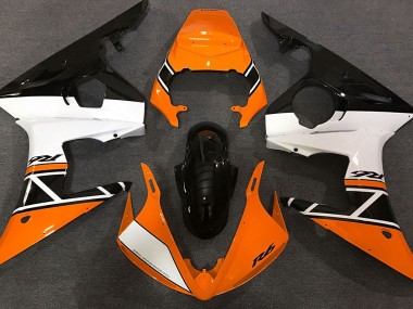 03-04 Orange Weiß & Schwarz R6 Verkleidung