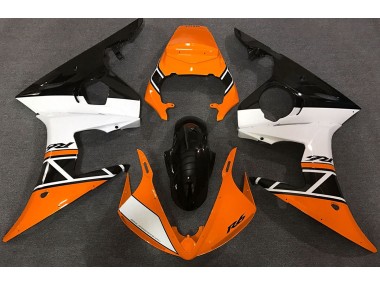 03-04 Orange Weiß & Schwarz R6 Verkleidung