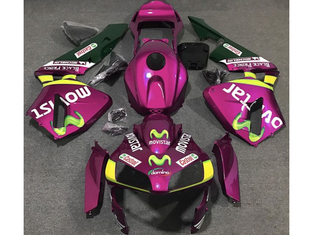 03-04 Pink Movistar CBR600RR Verkleidung