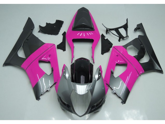 03-04 Rosa Silber & Schwarz GSXR 1000 Verkleidung