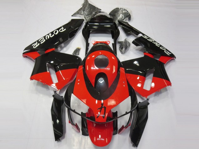 03-04 Rot Black Power CBR600RR Verkleidung