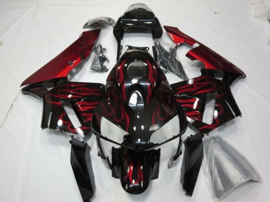 03-04 Rot Flamme CBR600RR Verkleidung