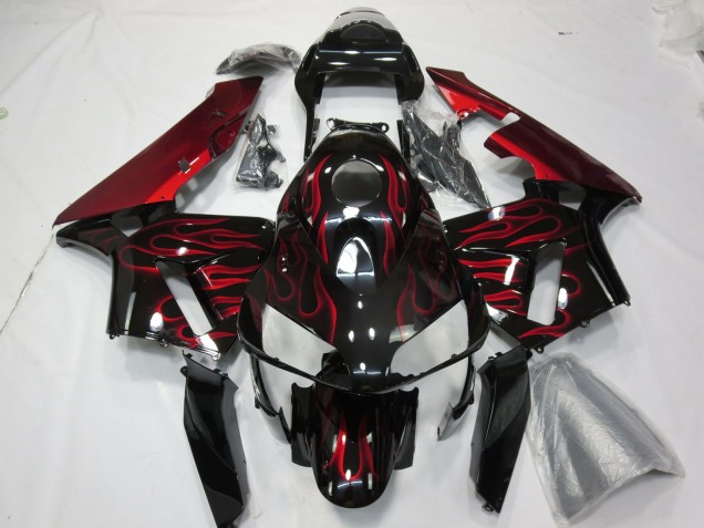 03-04 Rot Flamme CBR600RR Verkleidung