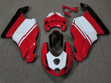 03-04 Rot Glänzend & Weiß Ducati 749 999 Verkleidung