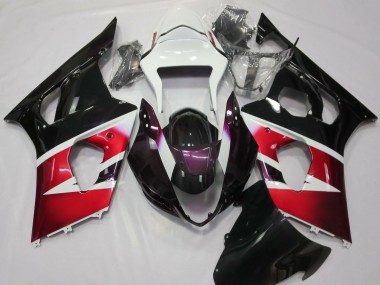 03-04 Rot Glänzend & Weiß GSXR 1000 Verkleidung