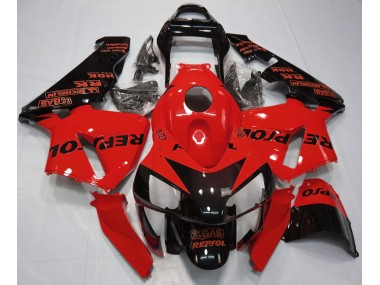 03-04 Rot Glänzend Repsol CBR600RR Verkleidung