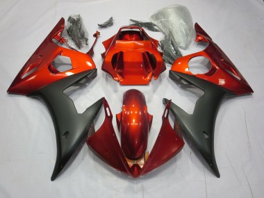 03-04 Rot / Orange Matt R6 Verkleidung