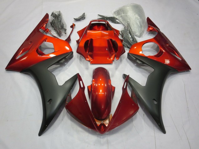 03-04 Rot / Orange Matt R6 Verkleidung