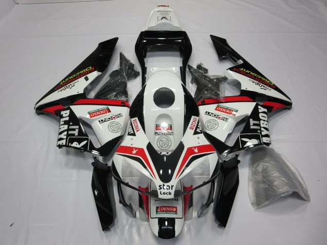 03-04 Rot Playboy CBR600RR Verkleidung