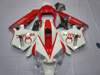 03-04 Weiß & Rot Pramac CBR600RR Verkleidung