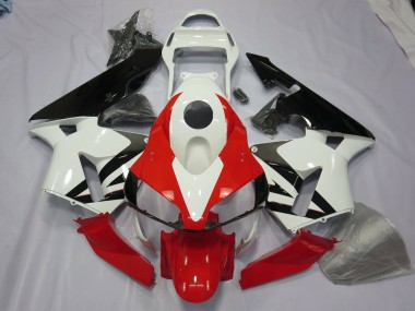 03-04 Weiß Rot & Schwarz CBR600RR Verkleidung