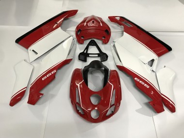 03-04 Weiß Rot & Schwarz Ducati 749 999 Verkleidung