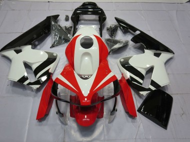 03-04 Weiß Rot & Schwarz OEM CBR600RR Verkleidung