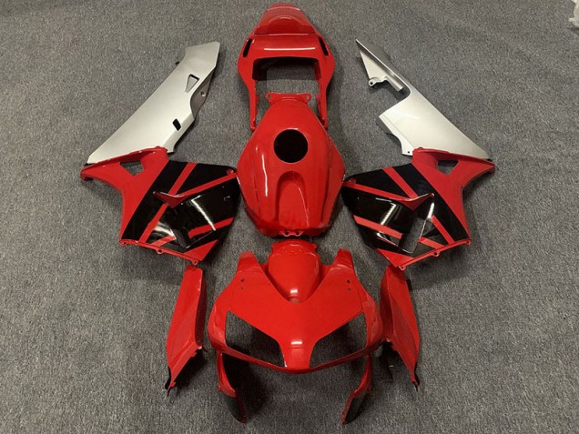 03-04 Rot Schwarz & Silber CBR600RR Verkleidung