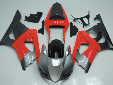 03-04 Rot-Silber & Schwarz GSXR 1000 Verkleidung