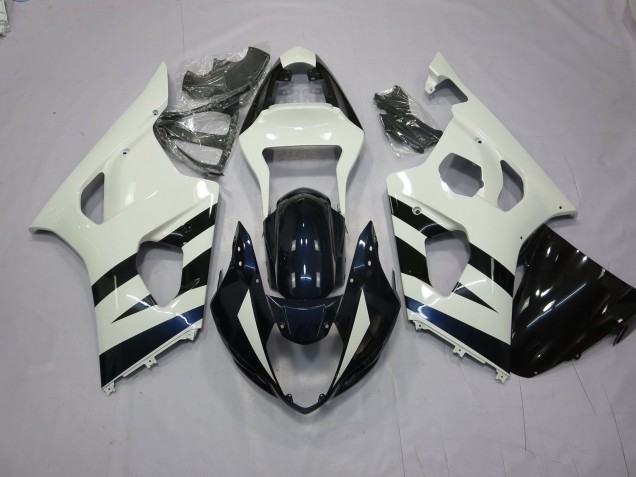 03-04 Weiß & Schwarz GSXR 1000 Verkleidung