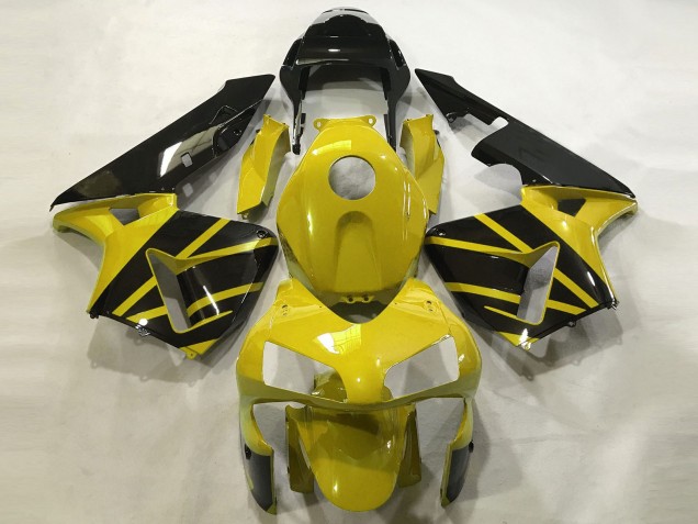 03-04 Senfgelb & Schwarz Glänzend CBR600RR Verkleidung