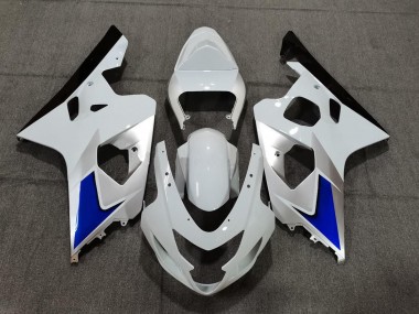 04-05 Blauweiß & Silber Stil GSXR 600-750 Verkleidung