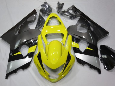 04-05 Gelb & Grau GSXR 600-750 Verkleidung