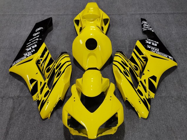 04-05 Gelb Schwarz Flamme CBR1000RR Verkleidung