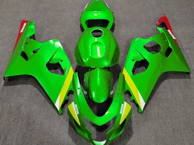 04-05 Glänzend Grün GSXR 600-750 Verkleidung