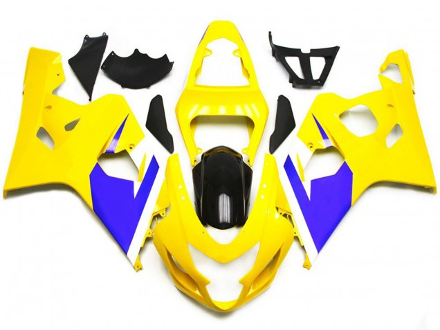04-05 Glänzendes Gelb & Leuchtendes Blau GSXR 600-750 Verkleidung