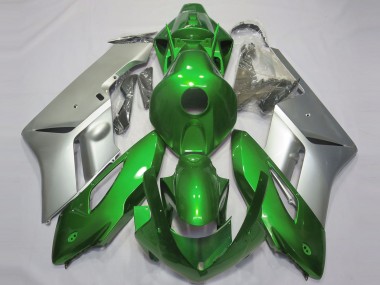 04-05 Glänzendes Grün & Silber CBR1000RR Verkleidung