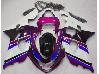 04-05 Glanzrosa & Blau GSXR 600-750 Verkleidung