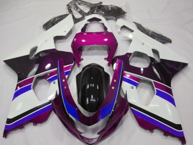 04-05 Glanzrosa & Blau GSXR 600-750 Verkleidung