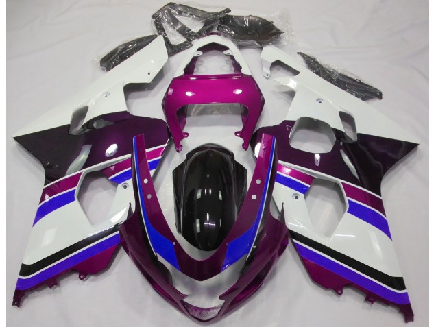 04-05 Glanzrosa & Blau GSXR 600-750 Verkleidung