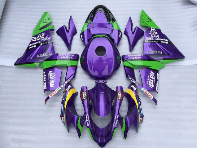 04-05 Grün-Lila Trick Star ZX10R Verkleidung