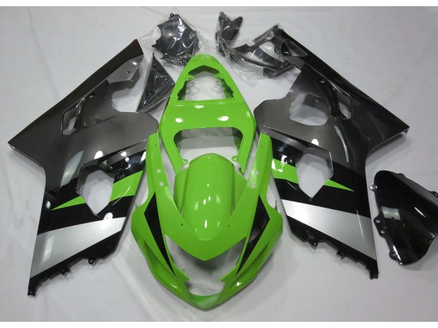 04-05 Grün & Silber GSXR 600-750 Verkleidung