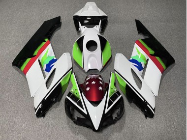 04-05 Grüne & Rot Flagge CBR1000RR Verkleidung